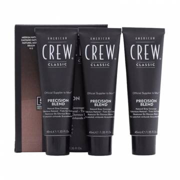 Мужская система маскировки седины American Crew Precision Blend Medium Natural (уровень 4-5), 120 мл Мужская система маскировки седины American Crew Precision Blend Medium Natural (уровень 4-5), 120 мл