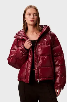 Женская бордовая куртка SHINE Бордовый M Calvin Klein Jeans LV047D505G