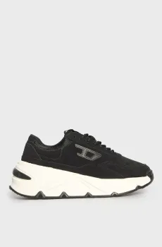 Женские черные замшевые кроссовки SAVANNAH Черный 37 Diesel Y03565 P8107