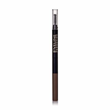 Карандаш для бровей Eveline Cosmetics Brow Styler 3 в 1 многофункциональный, 01 Medium Brown, 1.2 г Карандаш для бровей Eveline Cosmetics Brow Styler 3 в 1 многофункциональный, 01 Medium Brown, 1.2 г
