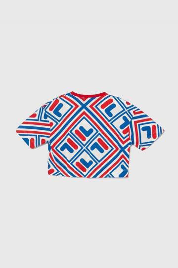 Детская хлопковая футболка Fila LANGENHAGEN цвет красный Детская хлопковая футболка Fila LANGENHAGEN цвет красный