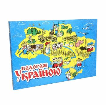 Настольная игра Strateg Путешествие по Украине, на украинском языке, от 6 лет, 37*25.5*2 см (59) Настольная игра Strateg Путешествие по Украине, на украинском языке, от 6 лет, 37*25.5*2 см (59)