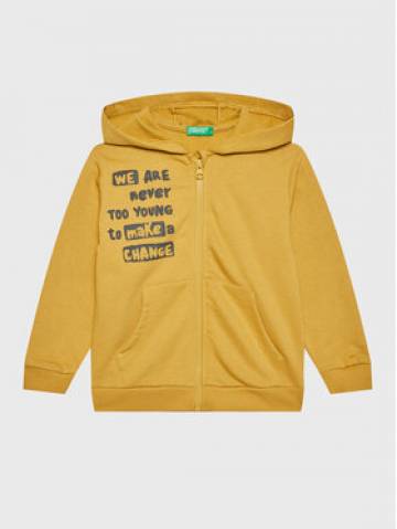 United Colors Of Benetton Світшот 3JLXG501E Жовтий Regular Fit United Colors Of Benetton Світшот 3JLXG501E Жовтий Regular Fit