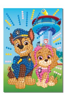 Алмазная мозаика Moxy Paw Patrol Открытка, от 4 лет, 1*14*19 см (723412)