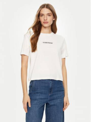Guess Jeans Футболка W5RI42 K8HM0 Білий Regular Fit Guess Jeans Футболка W5RI42 K8HM0 Білий Regular Fit