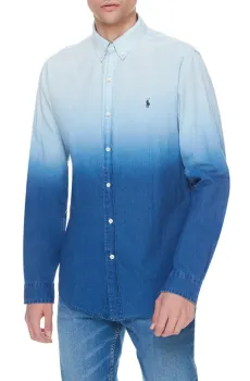 Мужская синяя рубашка Синий M Polo Ralph Lauren 710859885001