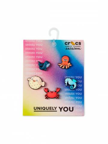 Crocs Прикраса для взуття Jibbitz Sea Friends 5 Pack 10011401 Кольоровий Crocs Прикраса для взуття Jibbitz Sea Friends 5 Pack 10011401 Кольоровий