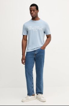 Хлопковая футболка United Colors of Benetton