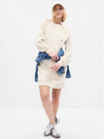 Gap Повсякденна сукня 729748-04 Écru Regular Fit Gap Повсякденна сукня 729748-04 Écru Regular Fit