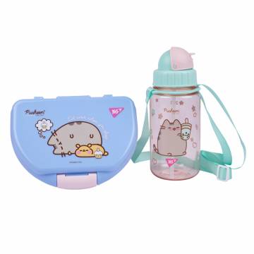 Набір посуду Yes Pusheen пляшка та ланчбокс (450145) Набір посуду Yes Pusheen пляшка та ланчбокс (450145)