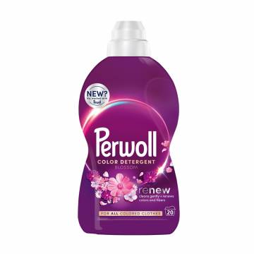 Гель для деликатной стирки Perwoll Renew Color Detergent Blossom Восстановление и аромат, 20 стирок, 1 л Гель для деликатной стирки Perwoll Renew Color Detergent Blossom Восстановление и аромат, 20 стирок, 1 л