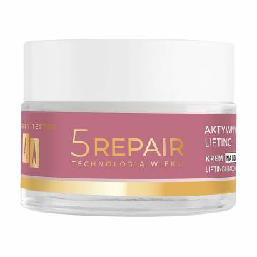 Антивозрастной дневной крем для лица AA 5 Repair Age Technology Active Lifting Day Cream 50+, 50 мл Антивозрастной дневной крем для лица AA 5 Repair Age Technology Active Lifting Day Cream 50+, 50 мл