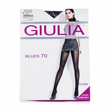 Колготки женские Giulia Blues 3D без шортиков, 70 DEN, Greystone, размер 5 Колготки женские Giulia Blues 3D без шортиков, 70 DEN, Greystone, размер 5