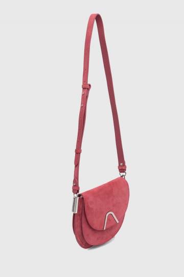 Кожаная сумочка Coccinelle COCCINELLESUNUP SUEDE цвет розовый E1 QKG 15 01 01 Кожаная сумочка Coccinelle COCCINELLESUNUP SUEDE цвет розовый E1 QKG 15 01 01