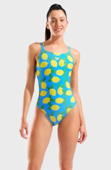 Женский купальник с узором LEMONS SWIMSUIT LACE PLUS BACK Разноцветный 36 Arena 010704-858