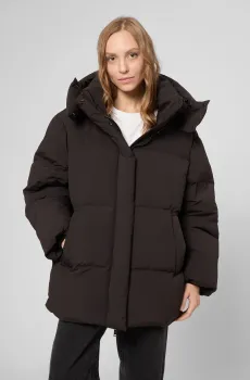 Женский черный пуховик Черный S PRPY PWOUTSKF0050