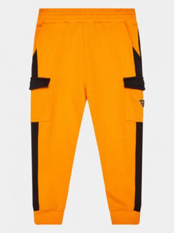 Guess Спортивні штани N3YQ12 KA6R3 Оранжевий Regular Fit Guess Спортивні штани N3YQ12 KA6R3 Оранжевий Regular Fit