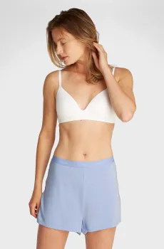 Женские голубые шорты MODAL SHORT Голубой L Calvin Klein LV00QS7378