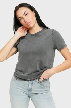 Женская серая футболка Серый S Tally Weijl STSCOTIKEM2