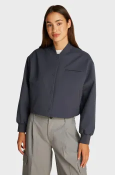 Женский синий бомбер SHORT BOMBER JACKET Синий S Calvin Klein Jeans J20J224970