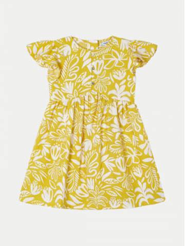 Mayoral Літня сукня 3923 Жовтий Regular Fit Mayoral Літня сукня 3923 Жовтий Regular Fit
