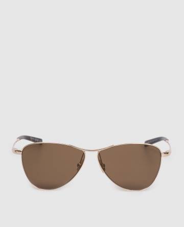 Золотые солнцезащитные очки VESPER