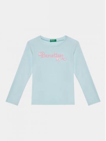 United Colors Of Benetton Блузка 3I9WG10D5 Голубий Slim Fit United Colors Of Benetton Блузка 3I9WG10D5 Голубий Slim Fit