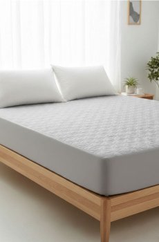 Водонепроникний чохол на матрац - сірий