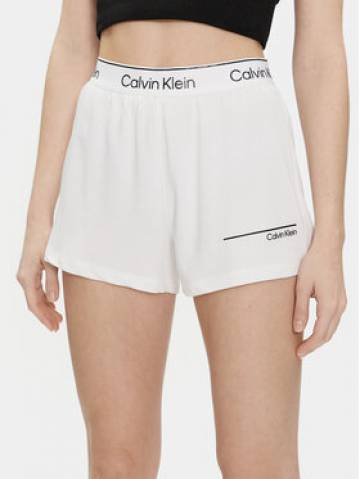 Calvin Klein Swimwear Пляжні шорти KW0KW02477 Білий Relaxed Fit Calvin Klein Swimwear Пляжні шорти KW0KW02477 Білий Relaxed Fit