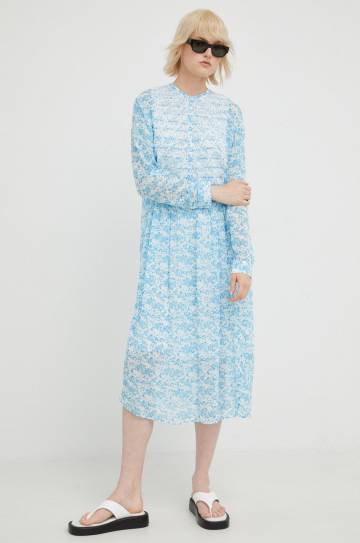Платье Samsoe Samsoe midi прямое Платье Samsoe Samsoe midi прямое