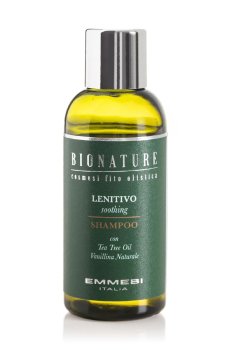 Успокаивающий шампунь для волос Emmebi Italia BioNature Mineral Treatment Soothing Shampoo, 50 мл