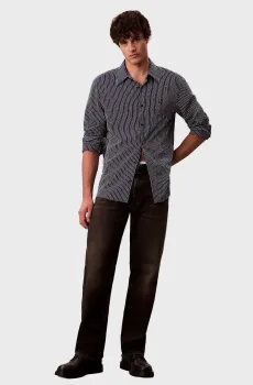 Мужские черные джинсы 90S STRAIGHT Черный 32-32 Calvin Klein Jeans LV04RD724G