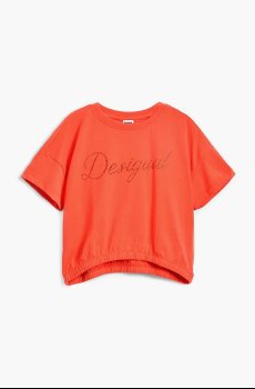 Детская хлопковая футболка Desigual