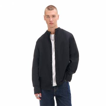 Cropp - Сорочка з коміром-стійкою - чорний Cropp - Сорочка з коміром-стійкою - чорний
