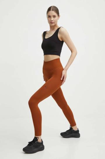 Тренировочные леггинсы Puma Shapeluxe Seamless цвет коричневый однотонные 524360 Тренировочные леггинсы Puma Shapeluxe Seamless цвет коричневый однотонные 524360