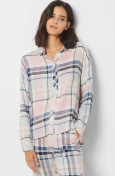 Женская рубашка в клетку ODEN Разноцветный L Etam 6542626