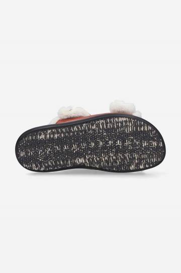 Шлепанцы Marni Fussbett женские цвет коричневый FBMS014501.P5045-ZO268 Шлепанцы Marni Fussbett женские цвет коричневый FBMS014501.P5045-ZO268
