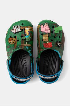 Шлепанцы Crocs CLASSIC MINECRAFT CLOG KIDS