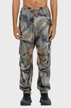 Мужские серые камуфляжные спортивные брюки P-STITCH-TKBZ Серый XL Diesel A21166 0TKBZ