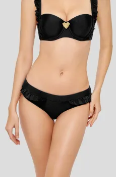 Женские черные трусики от купальника Черный 36 MARC&ANDRE L2011-Z-MBE