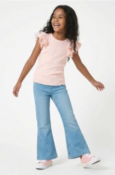 Розкльошені джинси - синій