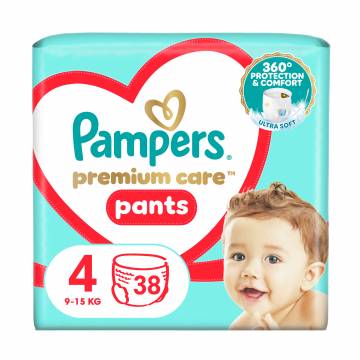 Подгузники-трусики Pampers Premium Care Pants размер 4 (9–15 кг), 38 шт Подгузники-трусики Pampers Premium Care Pants размер 4 (9–15 кг), 38 шт