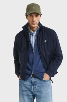 Мужская темно-синяя куртка PADDED HAMPSHIRE Синий XXL Gant 7006528