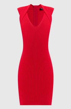 Розовое платье мини