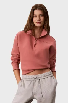 Женская розовая  спортивная кофта BRUSHED Розовый M Calvin Klein LVGWF6W325
