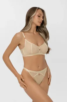 Женские бежевые трусики Бежевый 40 MARC&ANDRE S25-0791-K2-STL-LZ