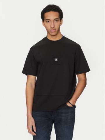 HUGO Футболка Debostac 50535499 Чорний Relaxed Fit HUGO Футболка Debostac 50535499 Чорний Relaxed Fit