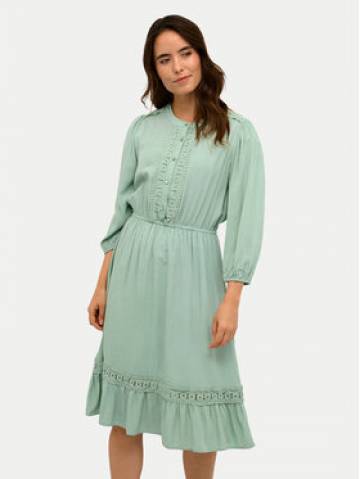 Kaffe Літня сукня Freya 10507544 Зелений Regular Fit Kaffe Літня сукня Freya 10507544 Зелений Regular Fit