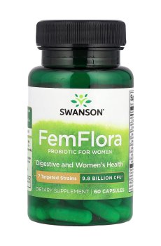 Пробиотики для женщин Swanson Femflora Probiotic for Women, 60 капсул