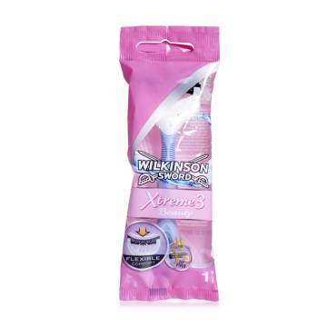 Одноразовый станок Wilkinson Sword Xtreme3 Beauty женский, 1 шт Одноразовый станок Wilkinson Sword Xtreme3 Beauty женский, 1 шт